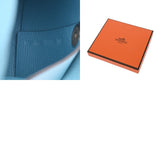 HERMES エルメス バスティア セレスト W刻印(2024年頃) レディース ヴォーエプソン コインケース Aランク 中古 銀蔵