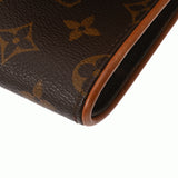 LOUIS VUITTON ルイヴィトン ポシェットツイン GM ブラウン M51852 レディース モノグラムキャンバス ショルダーバッグ Bランク 中古 銀蔵