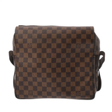 LOUIS VUITTON ルイヴィトン ダミエ ナヴィグリオ ブラウン N45255 ユニセックス ダミエキャンバス ショルダーバッグ Bランク 中古 銀蔵