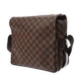 LOUIS VUITTON ルイヴィトン ダミエ ナヴィグリオ ブラウン N45255 ユニセックス ダミエキャンバス ショルダーバッグ Bランク 中古 銀蔵