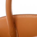 HERMES エルメス ダルヴィ MM ブラウン □D刻印(2000年頃) レディース ヴァッシュ ハンドバッグ Bランク 中古 銀蔵