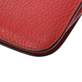 HERMES エルメス ドゴン GM ルージュピヴォワンヌ T刻印(2015年頃) ユニセックス トゴ 長財布 Bランク 中古 銀蔵