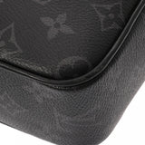 LOUIS VUITTON ルイヴィトン モノグラムエクリプス ディストリクト PM NV3 ブラック/グレー M46255 メンズ モノグラムキャンバス ショルダーバッグ ABランク 中古 銀蔵