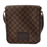LOUIS VUITTON ルイヴィトン ダミエ ブルックリン PM ブラウン N51210 ユニセックス ダミエキャンバス ショルダーバッグ Bランク 中古 銀蔵