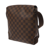 LOUIS VUITTON ルイヴィトン ダミエ ブルックリン PM ブラウン N51210 ユニセックス ダミエキャンバス ショルダーバッグ Bランク 中古 銀蔵