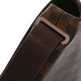 LOUIS VUITTON ルイヴィトン ダミエ ブルックリン PM ブラウン N51210 ユニセックス ダミエキャンバス ショルダーバッグ Bランク 中古 銀蔵