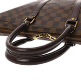 LOUIS VUITTON ルイヴィトン ダミエ ポルトドキュマン ヴォワヤージュ ブラウン N41124 メンズ ダミエキャンバス ビジネスバッグ Bランク 中古 銀蔵