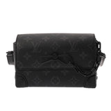 LOUIS VUITTON ルイヴィトン モノグラムエクリプス スティーマー ウエアラブルウォレット ブラック M81852 メンズ モノグラムエクリプスキャンバス ショルダーバッグ Aランク 中古 銀蔵