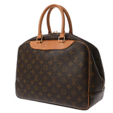 LOUIS VUITTON ルイヴィトン モノグラム ドーヴィル ブラウン M47270 レディース モノグラムキャンバス ハンドバッグ Bランク 中古 銀蔵