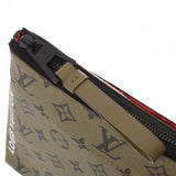 LOUIS VUITTON ルイヴィトン ポシェットヴォワヤージュ スープル カーキ M82800 メンズ モノグラムキャンバス セカンドバッグ Aランク 中古 銀蔵