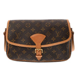 LOUIS VUITTON ルイヴィトン モノグラム ソローニュ ブラウン M42250 レディース モノグラムキャンバス ショルダーバッグ Bランク 中古 銀蔵