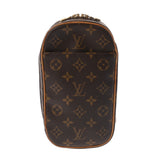 LOUIS VUITTON ルイヴィトン モノグラム ポシェットガンジュ ブラウン M51870 メンズ モノグラムキャンバス ボディバッグ Bランク 中古 銀蔵