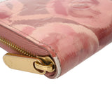 LOUIS VUITTON ルイヴィトン モノグラムヴェルニ イカットフラワー ジッピーウォレット ローズヴェルール M90020 レディース モノグラムヴェルニ 長財布 Bランク 中古 銀蔵