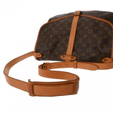 LOUIS VUITTON ルイヴィトン モノグラム ソミュール 35 ブラウン M42254 レディース モノグラムキャンバス ショルダーバッグ Bランク 中古 銀蔵