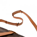 LOUIS VUITTON ルイヴィトン モノグラム ソミュール 35 ブラウン M42254 レディース モノグラムキャンバス ショルダーバッグ Bランク 中古 銀蔵