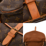 LOUIS VUITTON ルイヴィトン モノグラム ソミュール 35 ブラウン M42254 レディース モノグラムキャンバス ショルダーバッグ Bランク 中古 銀蔵