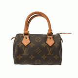 LOUIS VUITTON ルイヴィトン モノグラム ミニ スピーディ ブラウン M41534 レディース モノグラムキャンバス ハンドバッグ Bランク 中古 銀蔵