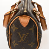 LOUIS VUITTON ルイヴィトン モノグラム ミニ スピーディ ブラウン M41534 レディース モノグラムキャンバス ハンドバッグ Bランク 中古 銀蔵