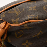 LOUIS VUITTON ルイヴィトン モノグラム ソミュール30 ブラウン M42256 ユニセックス モノグラムキャンバス ショルダーバッグ Bランク 中古 銀蔵
