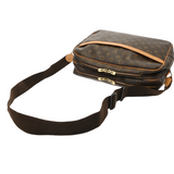 LOUIS VUITTON ルイヴィトン モノグラム リポーター GM ブラウン M45252 レディース モノグラムキャンバス ショルダーバッグ Bランク 中古 銀蔵