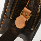 LOUIS VUITTON ルイヴィトン モノグラム リポーター GM ブラウン M45252 レディース モノグラムキャンバス ショルダーバッグ Bランク 中古 銀蔵