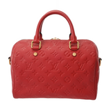 LOUIS VUITTON ルイヴィトン モノグラムアンプラント スピーディバンドリエール 25 スリーズ M42399 レディース レザー ハンドバッグ ABランク 中古 銀蔵