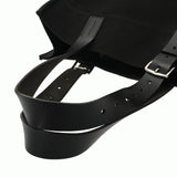 HERMES エルメス エトリヴィエール ショッピングトート ブラック D刻印(2019年頃) メンズ キャンバス レザー トートバッグ ABランク 中古 銀蔵