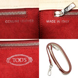 TOD’S トッズ 2WAY ホワイト レディース レザー ハンドバッグ ABランク 中古 銀蔵