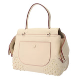 TOD’S トッズ 2WAY ホワイト レディース レザー ハンドバッグ ABランク 中古 銀蔵