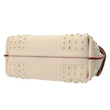 TOD’S トッズ 2WAY ホワイト レディース レザー ハンドバッグ ABランク 中古 銀蔵