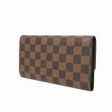 LOUIS VUITTON ルイヴィトン ダミエ ポルトフォイユ インターナショナル ブラウン レディース ダミエキャンバス 長財布 ABランク 中古 銀蔵