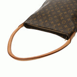 LOUIS VUITTON ルイヴィトン モノグラム ルーピング GM ブラウン M51145 レディース モノグラムキャンバス ワンショルダーバッグ Bランク 中古 銀蔵