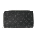 LOUIS VUITTON ルイヴィトン モノグラムエクリプス ジッピー XL トラベルケース 黒/グレー M61698 メンズ モノグラムキャンバス セカンドバッグ Aランク 中古 銀蔵