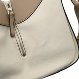 LOEWE ロエベ ハンモック スモール ホワイト/ベージュ/カーキ レディース レザー 2WAYバッグ ABランク 中古 銀蔵