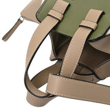 LOEWE ロエベ ハンモック スモール ホワイト/ベージュ/カーキ レディース レザー 2WAYバッグ ABランク 中古 銀蔵