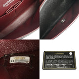 CHANEL シャネル マトラッセ Wフラップ Wチェーンショルダー 25 ブラック A01112 レディース キャビアスキン ショルダーバッグ Aランク 中古 銀蔵