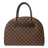 LOUIS VUITTON ルイヴィトン ダミエ ノリータ ブラウン N41455 ユニセックス ダミエキャンバス ハンドバッグ ABランク 中古 銀蔵