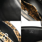 LOUIS VUITTON ルイヴィトン シティスティーマー レオパード ブラック/ブラウン レディース レザー 2WAYバッグ Bランク 中古 銀蔵