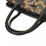 LOUIS VUITTON ルイヴィトン シティスティーマー レオパード ブラック/ブラウン レディース レザー 2WAYバッグ Bランク 中古 銀蔵