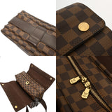 LOUIS VUITTON ルイヴィトン ダミエ ナヴィグリオ ブラウン N45255 ユニセックス ダミエキャンバス ショルダーバッグ Bランク 中古 銀蔵