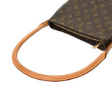 LOUIS VUITTON ルイヴィトン モノグラム ルーピング MM ブラウン M51146 レディース モノグラムキャンバス ショルダーバッグ Bランク 中古 銀蔵