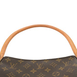 LOUIS VUITTON ルイヴィトン モノグラム ルーピング MM ブラウン M51146 レディース モノグラムキャンバス ショルダーバッグ Bランク 中古 銀蔵