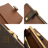 LOUIS VUITTON ルイヴィトン モノグラム ポルトフォイユ ヴィエノワ ブラウン M61674 レディース モノグラムキャンバス 二つ折り財布 Bランク 中古 銀蔵