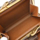 LOUIS VUITTON ルイヴィトン モノグラム ポルトフォイユ ヴィエノワ ブラウン M61674 レディース モノグラムキャンバス 二つ折り財布 Bランク 中古 銀蔵