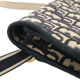 CHRISTIAN DIOR クリスチャンディオール ミニショルダーバッグ ブルー レディース キャンバス ショルダーバッグ Bランク 中古 銀蔵