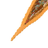 HERMES エルメス プリーツスカーフ オレンジ/マルチ レディース シルク100％ スカーフ Aランク 中古 銀蔵