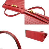 HERMES エルメス ケリー 32 外縫い 2WAY ルージュヴィフ ○Y刻印(1995年頃) レディース ポロサスリセ ハンドバッグ ABランク 中古 銀蔵