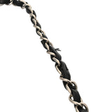 CHANEL シャネル マトラッセ Wフラップ Wチェーンショルダー 25 ブラック A01112 レディース ラムスキン ショルダーバッグ Aランク 中古 銀蔵