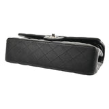 CHANEL シャネル マトラッセ Wフラップ Wチェーンショルダー 25 ブラック A01112 レディース ラムスキン ショルダーバッグ Aランク 中古 銀蔵
