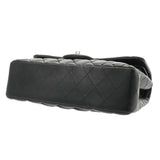 CHANEL シャネル マトラッセ WフラップWチェーンショルダー 23 ブラック A01113 レディース ラムスキン ショルダーバッグ ABランク 中古 銀蔵